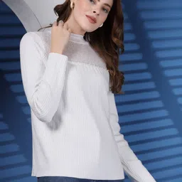 Juelle Women Woollen Long Sleeves Pullover-picture-36
