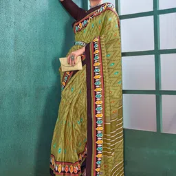 Anouk Rustic Ikat Saree-image-72