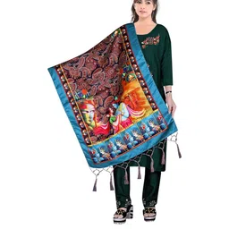 SHIV FASHION Ethnic Motifs Printed Dupatta-image-76