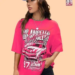 Metronaut Women Floral 2 Printed Applique T-shirt-image-45