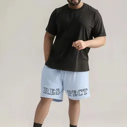 Toodle Plus Men Plus Size Cotton Shorts-image-21