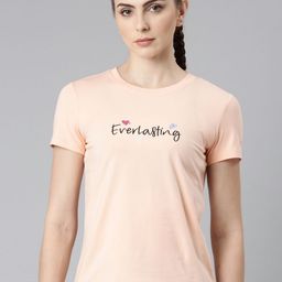 Xtep Women Typography Applique T-shirt-image-9