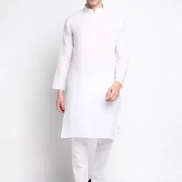 DEVOILER Men Regular Kurta with Pyjamas-2