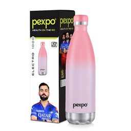 Pexpo Pink Single Stainless Steel Water Bottle-picture-22