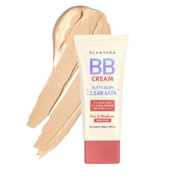 GLAMVEDA Glass Glow Clear Skin BB Cream WithSPF 50++ For Dark Spots - 30 g Glamsly89-11