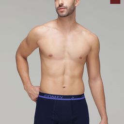 AMUL COMFY Pack Of 2 Pure Cotton Mini Trunks - AC-MTROE-NY-MA-4XL-2PC-picture-30