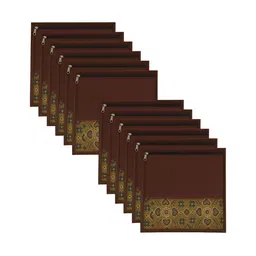 YELONA Brown 12 Piece Reusable Saree Cover Organisers-picture-12