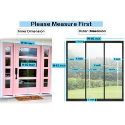 Stylista Transparent Insulated Magnetic Door Curtain - 64 x 80 inch - PVC thickness 0.2mm-image-51