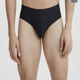 B'there Pack Of 2 Comfortable Basic Briefs U006_CBK_SGR-image-2