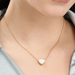 DressBerry Heart Shape Chain Necklace-16