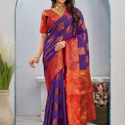 Tankori Floral Woven Design Zari Mysore Silk Saree-picture-44