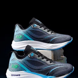 PATHAR Men Non-Marking Lace-Ups Running Shoes-image-35