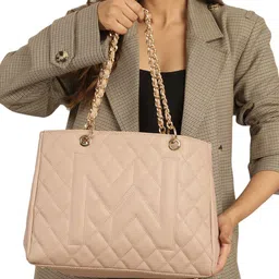 MINI WESST Structured Tote Bag with Quilted-picture-2