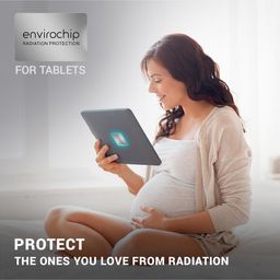 Envirochip Clinically Tested Radiation Protection Chip for Tablet - Silver image 2