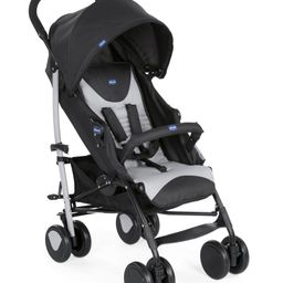 Chicco Echo Stroller with Canopy & Bumper Bar - Black Grey image 2