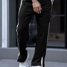 Maniac Men Mid Rise Cotton Relaxed Fit Track Pant-image-80