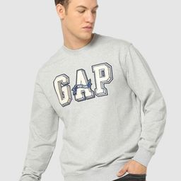 GAP Men Brand Logo Embroidered Round Neck Sweatshirts-image-44