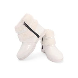Freeplay Kids fashion Boots with Faux Fur & Flower Detail-image-47