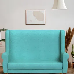 Chumbak Begum Love Seat-Maldivian Teal Blue Two Seater Inflatable Sofa and Bed-50