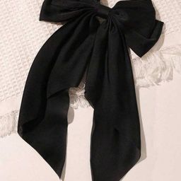 Rovlina Women Black Bow Clip Hair Accessory-picture-12