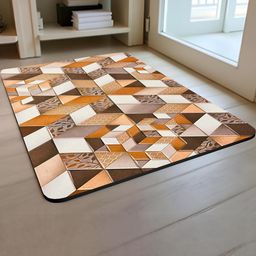 IVAZA Camel Brown 1400 GSM Silicone Bath Rugs-image-40
