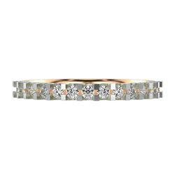 VALANOVA 18KT Rose Gold Diamond Studded Ring-0.38 gm-image-39