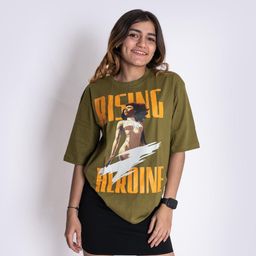 JAC INDIAN Women Printed Extended Sleeves T-shirt-image-119