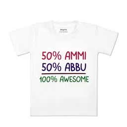 Arvesa Kids Typography Printed Round Neck T-shirt-picture-40