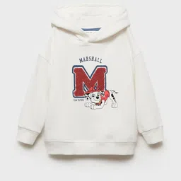 Mango Kids Infant Boys Paw Patrol Printed Hooded Pure Cotton Sweatshirt-picture-32
