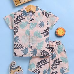 Toonyport Boys Printed Shirt with Shorts-image-82