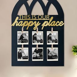 Art Street Black & Gold-Toned 5 to 7 Pieces MDF Wall Photo Frames-image-67