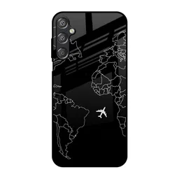 QRIOH Dark Fly Printed Sleek & Lightweight Silicone Samsung Galaxy F15 5G Glass Back Case-picture-30