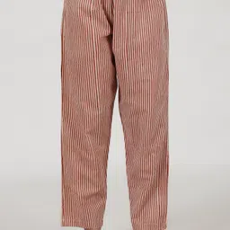 TJORI Women Striped Trousers-image-68