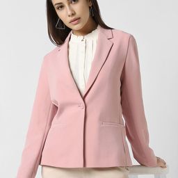 Van Heusen Woman Notched Lapel Collar Single Breasted Formal Blazer-picture-18