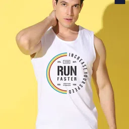 WOOSTRO Pack Of 2 Printed Gym Vests VWS26(RUN WHITE)(MORE NAVY)-image-33