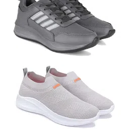 DRACKFOOT Men Non-Marking Running Sports Shoes-image-95