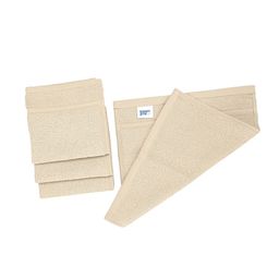 The Happy Pod 8 Piece Cream Colour 530 GSM High Absorbent Bamboo Cotton Face Towels-20