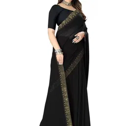 Florence Beads and Stones Pure Georgette Saree-picture-22