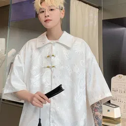 StyleCast Men Standard Oversized Ethnic Motifs Printed Casual Shirt-image-53