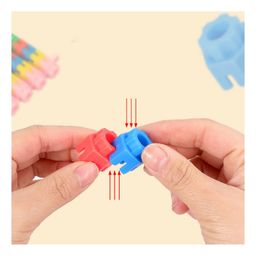 Syga Hexagon Shaped Building Blocks Set Multicolor - 200 Pieces image 4
