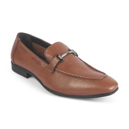 Tresmode Men Leather Formal Loafers-image-82