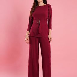 Globus Round Neck Top With Trousers-picture-13