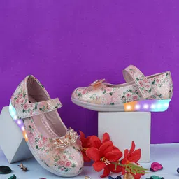 BAESD Girls Printed Ballerinas with Laser Cuts Flats-image-66