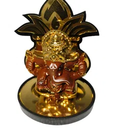 Rare Planet Gold-Toned Religious Idol Showpiece-image-88