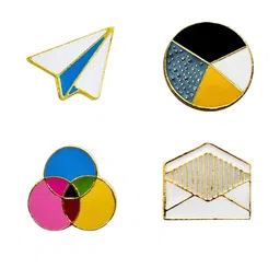 FURE Multicoloured Plated Alloy Lapel Pin Brooch-image-96