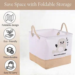 Kuber Industries Beige Set of 3 Regular Multi-Utility Organisers image 3