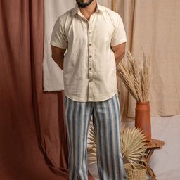 Weavers Stores Men Relaxed Straight Leg Straight Fit Trousers-image-4