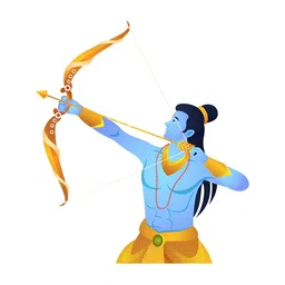 Decor Villa Multicolor Lord Ram Wall Sticker-picture-13