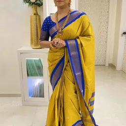 all about you Ethnic Motifs Zari Pure Silk Kanjeevaram Saree-picture-32
