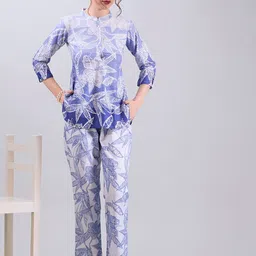 Amarasha Printed Top With Trouser Co-Ords-picture-1